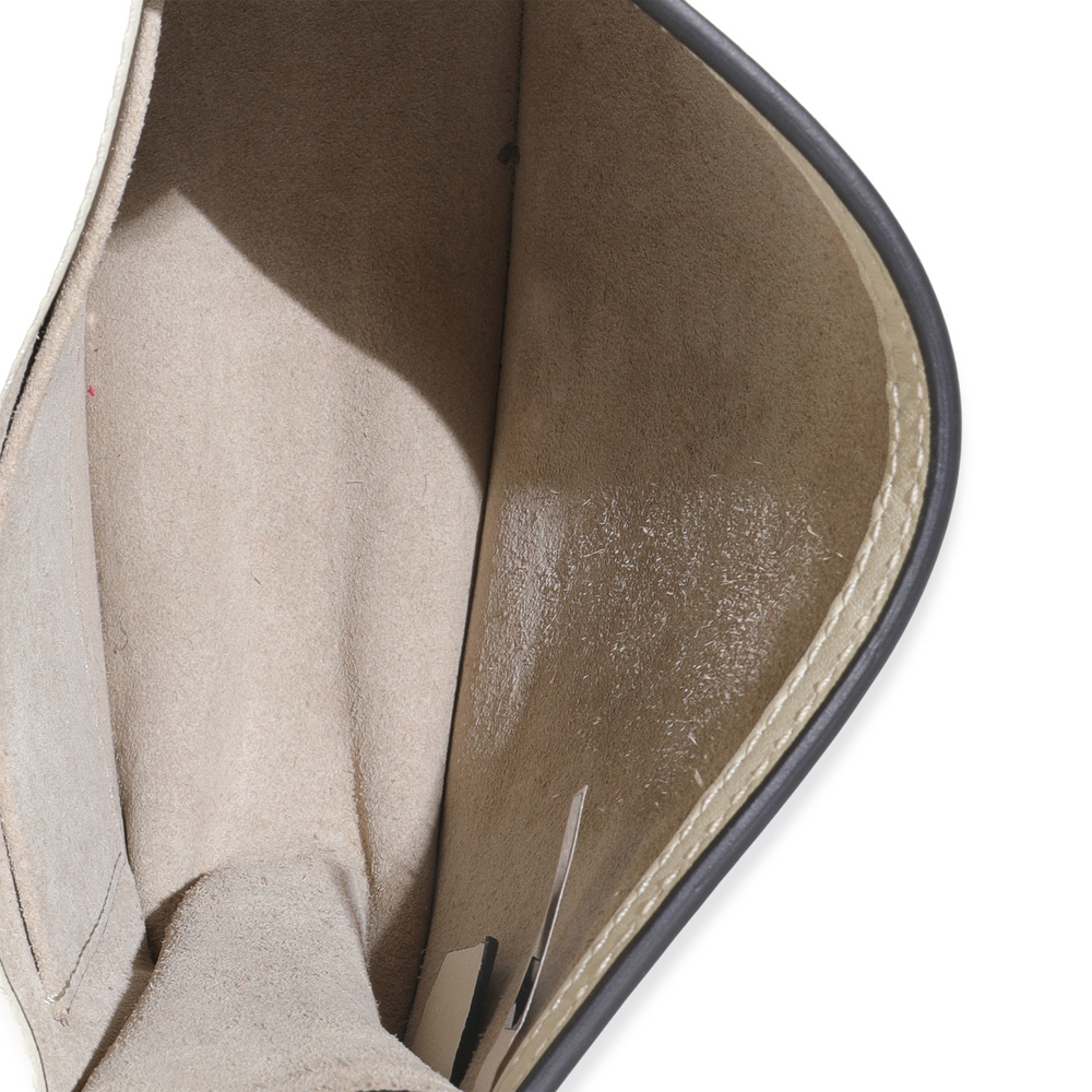 Chloe White Leather Small Nile Bracelet Bag - Picture 5 of 7